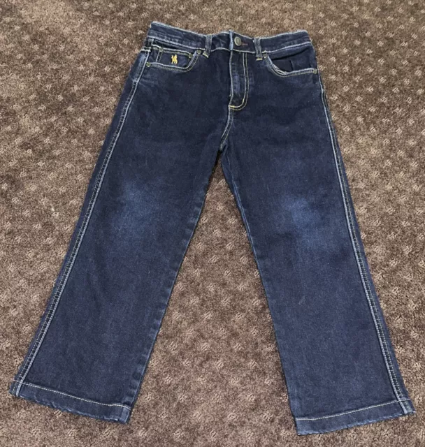 Boys Thomas Cook Blue Denim Jeans Size 8 Adjustable Waist Euc