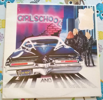 Girlschool Hit And Run Vinyl Album Lp Record 12 Inch heavy metal classic rock