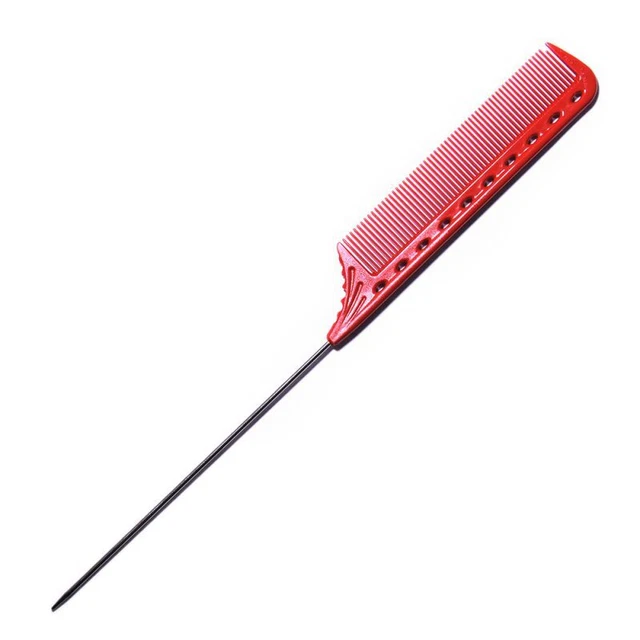 Y.S. Park 122 Extra Long Pintail Comb - Red