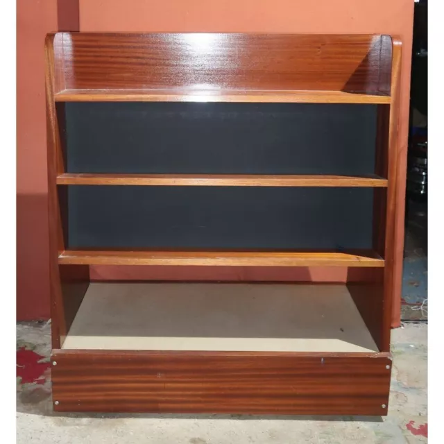 Double Sided Library Style Bookcase on Castors 3