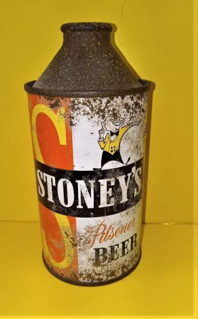 Off grade Stoney's Cone Top  Beer Can.