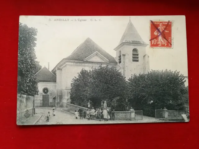 CPA 95 ANDILLY - L'Eglise