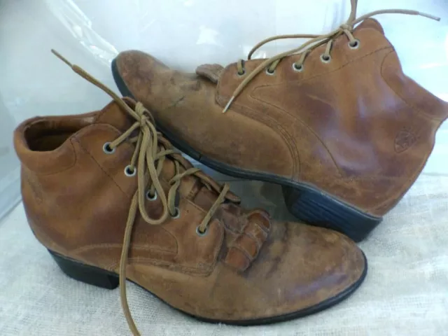Ariat Womens sz 7.5 Kiltie Heritage Paddock Roper Lacer Chukka Boots