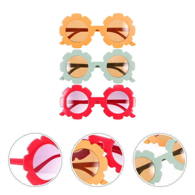 3 paia occhiali da sole ac bambino occhiali bambini decorazione occhiali da festa