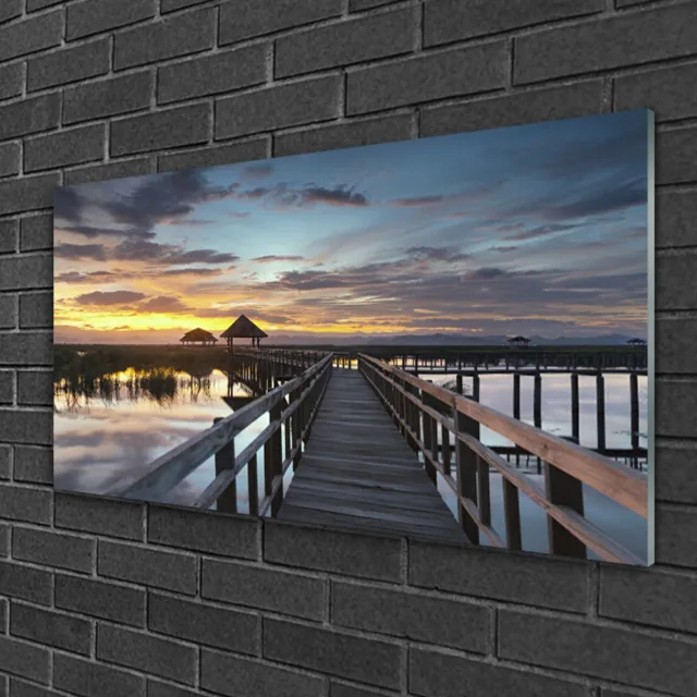 Wandbilder aus Plexiglas® 100x50 Acrylglasbild Brücke Architektur