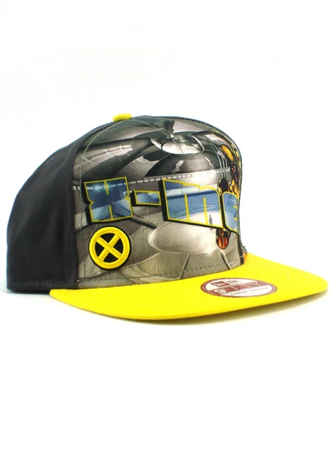 New Era X-Men 9fifty A-Frame Snapback Hat Adjustable Wolverine Marvel Comics NWT