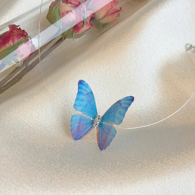 Women's Fantasy Fairy Butterfly Choker Clavicle Necklace Pendant Jewelry Fashion