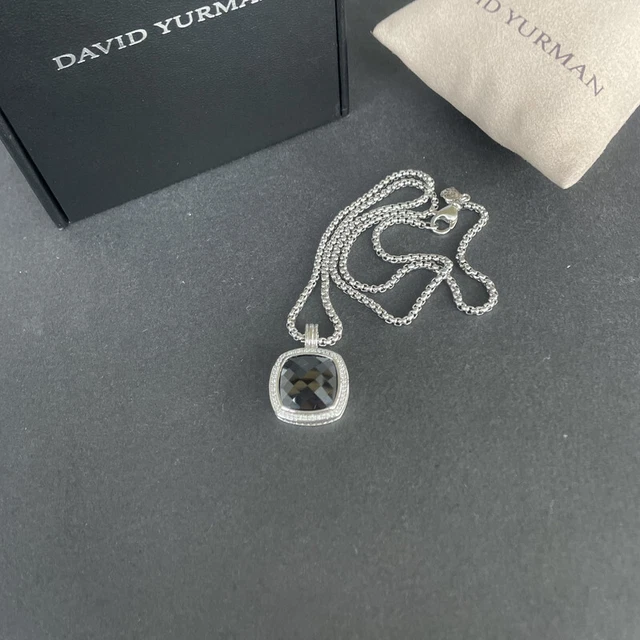 Albion Black Onyx with Pendant Sterling Silver 925 Necklace2.7mm with Box/Pouch Albion Black Onyx with Pendant Sterling Silver 925 Necklace2.7mm with Box/Pouch