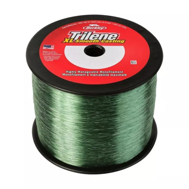 Berkley Trilene XL Smooth Casting Fishing Line Bulk Spools Low-Vis Green