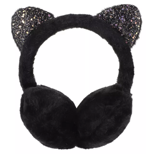 Cat Ears Earmuffs Plush Miss for Women Winter Girls Warmers Kids