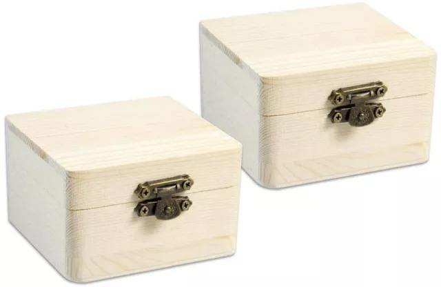 Scatole in legno baule set 5 pezzi decoro per decoupage portagioie matrioska  scatola cofanetto fai da