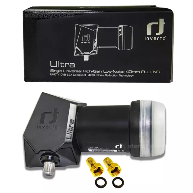 Inverto Ultra Single LNB Universal High Gain SAT Verstärkung HD 4K Digital LMB +