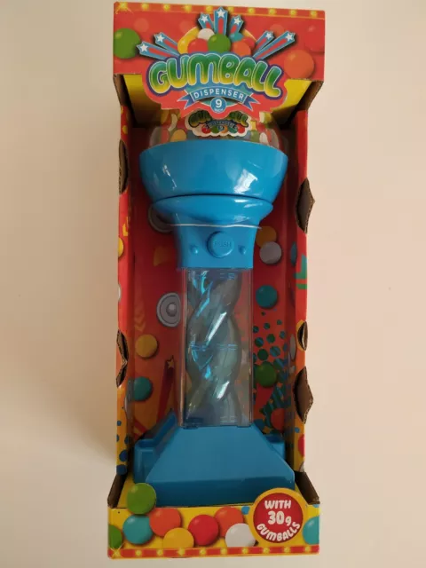 Distributore Gumball con sapori di frutta gommballs blu 9 pollici