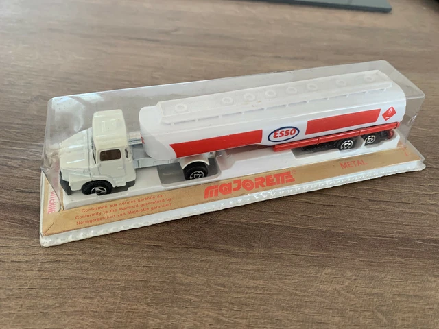 Camion Citerne Majorette - Modèle Esso - Jouet Miniature - Occasion