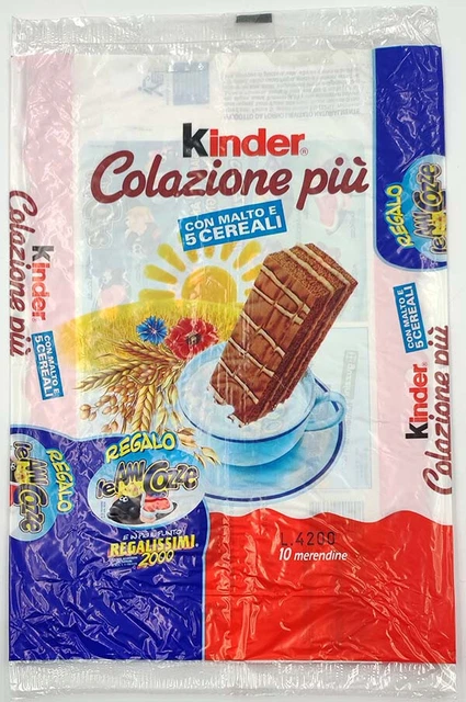 incarto LE AMICOZZE sorpresine confezione wrapping merendine Kinder Colazione