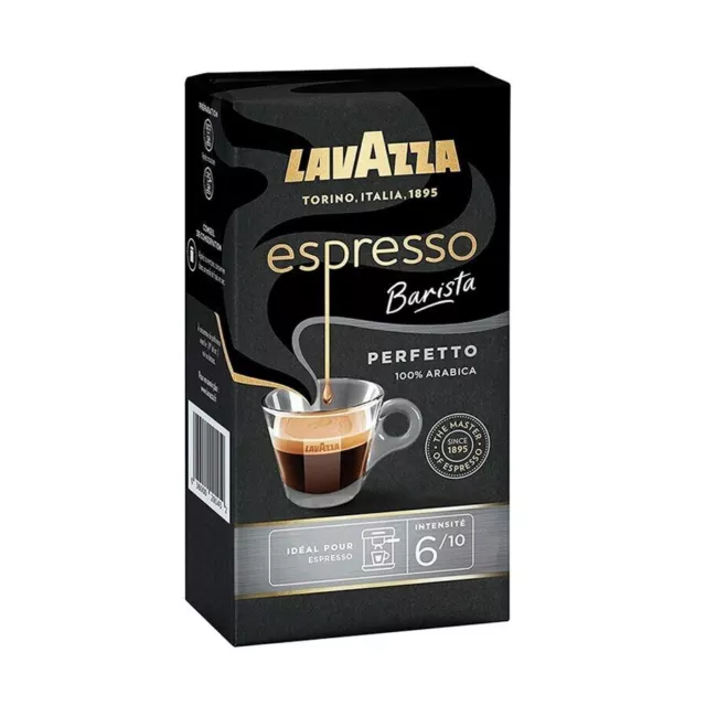 LAVAZZA ESPRESSO BARISTA PERFETTO Caffè Macinato Premium 250g 8.8oz...