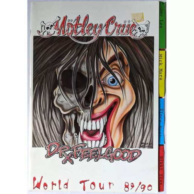 Motley Crue - Dr Feelgood 1989/90 Original Concert Tour Program