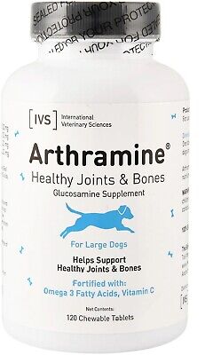 Arthramine Chewable - Joint Support Dog Formula - small or large breed - joint