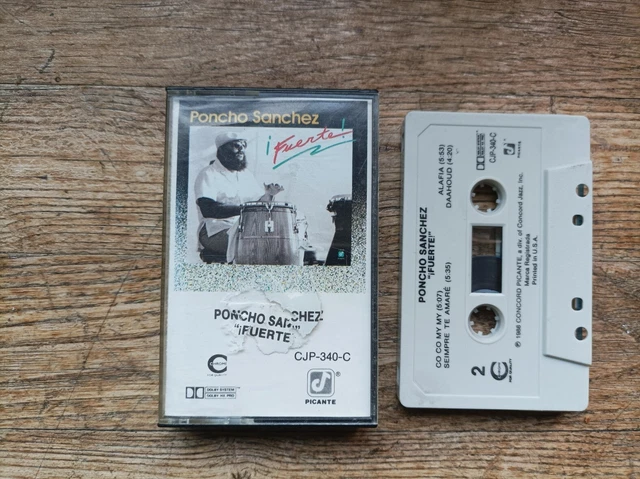 Poncho Sanchez Fuerte ! Cassette Audio Tape Usa Latin Salsa