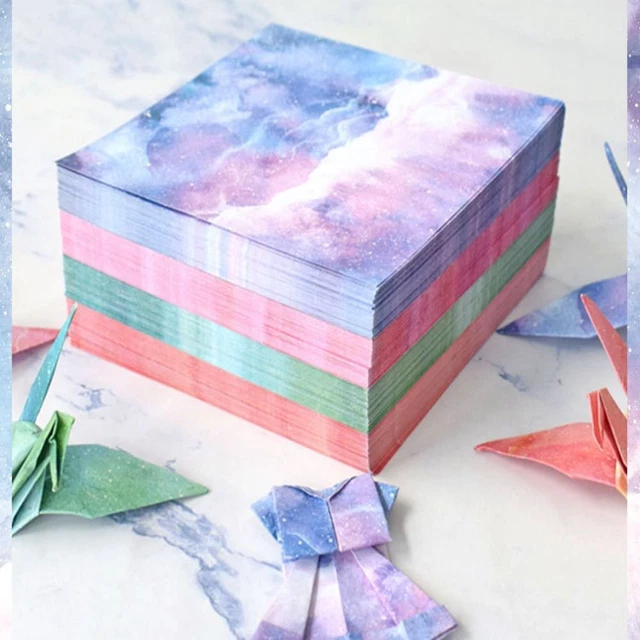 Übungsgalaxie Sakura Kunst Material Faltpapier Origami Papier Handwerkspapier