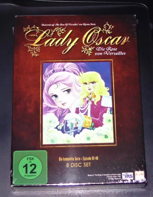 Lady Oscar Die Rose Von Versailles Die Komplette Serie Episodn 1-40 Dvd Neu &Ovp