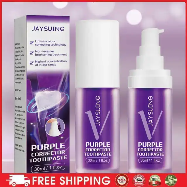 Purple Whitening Toothpaste 30ml Purple Toothpaste Teeth Care Cleaning Products
