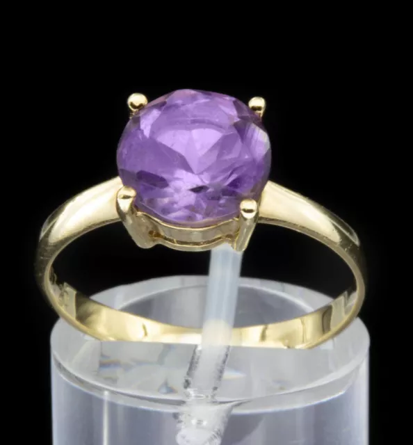 333/ 8kt Gelbgold Ring mit Amethyst Größe 57, guter Zustand ⭐️⭐️⭐️⭐️⭐️