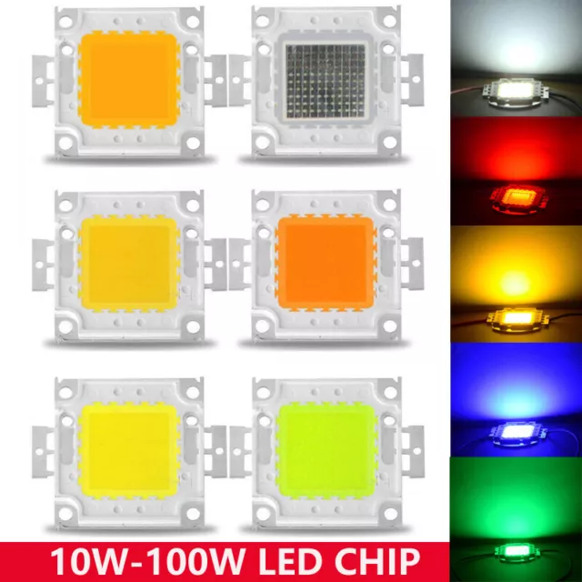 High Power LED Chip 10W 20W 30W 50W 100W RGB für Fluter 12V/36V Aquarium DIY ROT