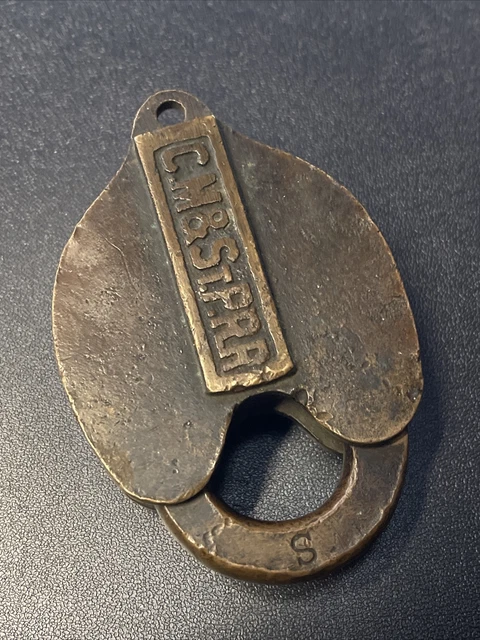 Cm&Stp Ry Milwaukee Road St. Paul Railway Railroad Chicago Padlock