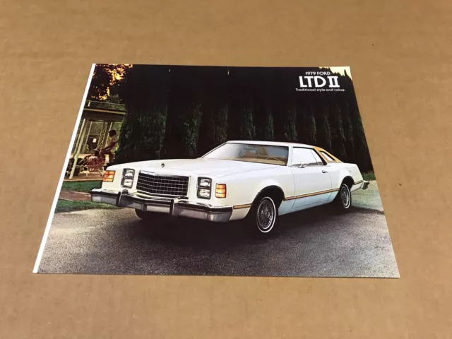 Vintage 1979 Ford LTD II Sales Brochure Salesmen Dealership Catalog