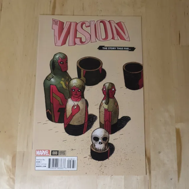 The Vision #8 Story Thus Far Variant Cover by Gabriel Walta Marvel Comics 2016