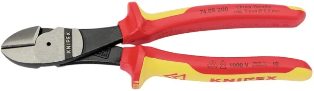 Draper VDE Fully Insulated High Leverage Diagonal Side Cutters (160mm) 32022