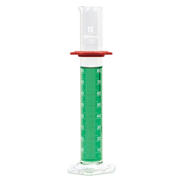 SIBATA 2351-250 Graduated Cylinder,B Glassware Class,PK4