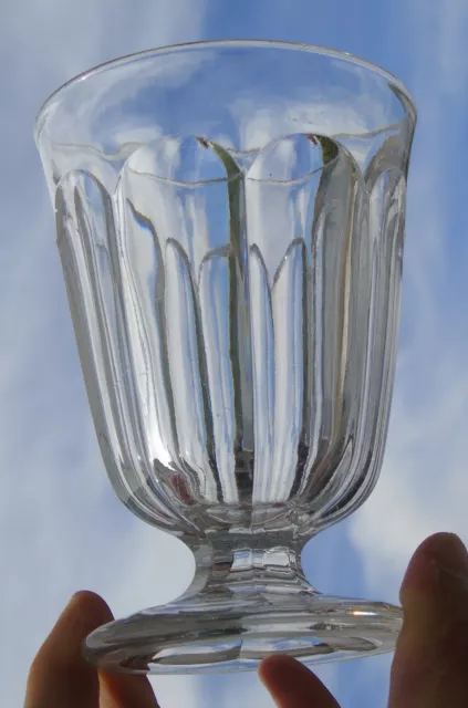 Saint Louis? Baccarat? - Beau verre à eau en cristal époque Louis Philippe. XIXe