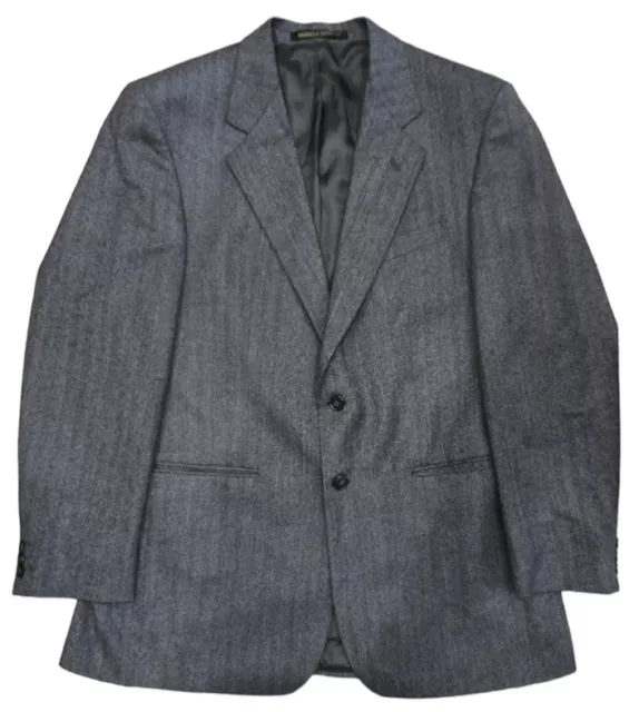 Giacca blazer da uomo grigia taglia 42 pollici M&S pura lana nuova St Michael