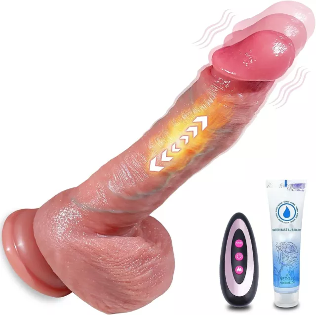 Vibratore Fallo con Ventosa Vaginale Anale Realistico Dildo Naturale Sex toy