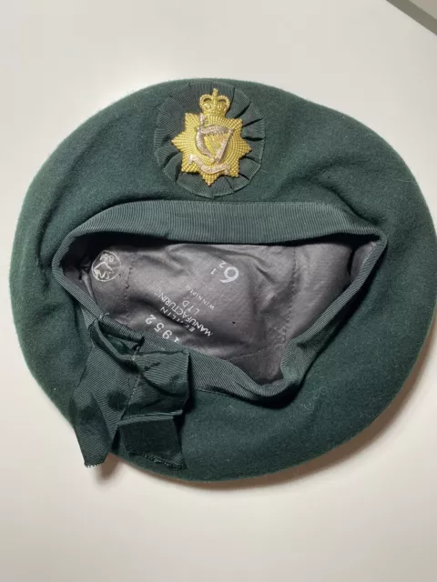 Post WW2 Irish Regiment Caubeen With Cap Badge 1952 Dated