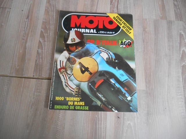 Revue Moto Journal 220 Mai  1975