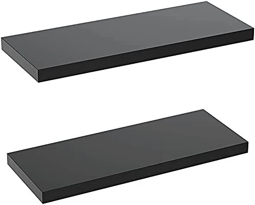 Floating Shelves Wall Mounted, 24 x 9 Inch Wall Shelves for Bathroom,