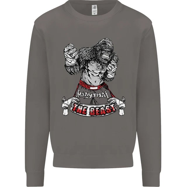Felpa Maglione Muay Thai The Beast MMA Arti Marziali Miste 5