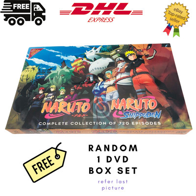 NARUTO & NARUTO Shippuden Vol.1-720 Complete DVD [Anime] [English Sub