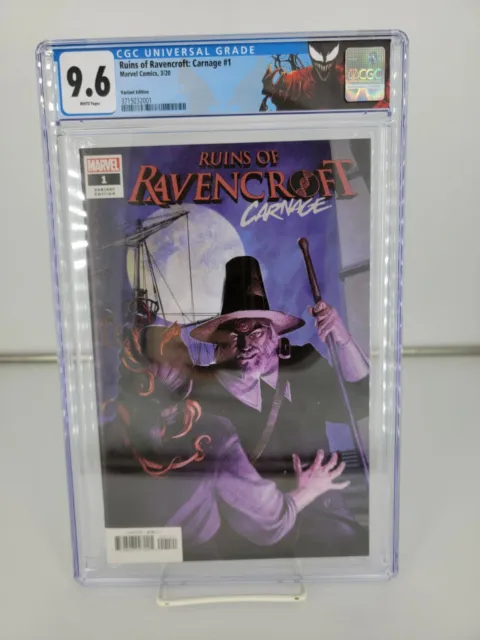 Ruins of Ravencroft:  Carnage #1 Olivetti Variant CGC 9.6 White Pages