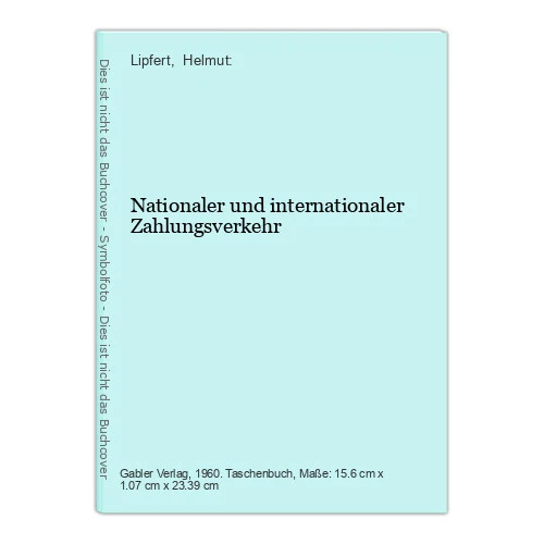 NATIONALER UND INTERNATIONALER Zahlungsverkehr Lipfert, Helmut EUR 13