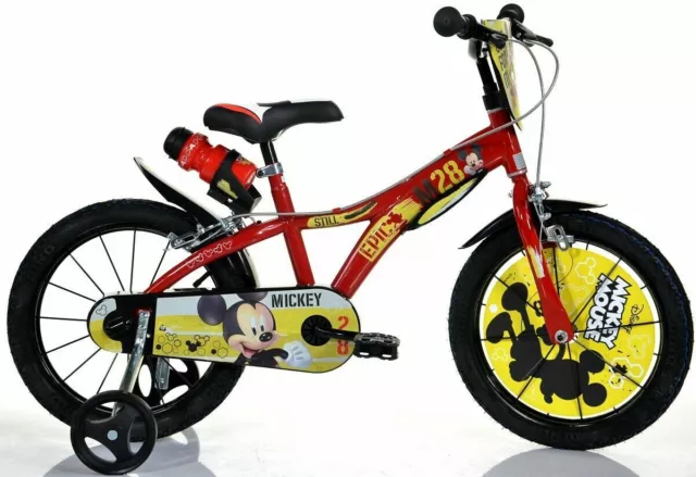 Bici Bicicletta Bambino Bimbo Mickey Mouse Dino Bikes 12" 14" 16"