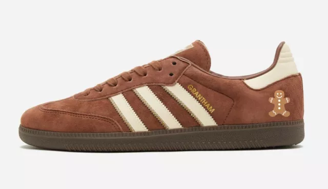 Adidas originals "Grantham" Gingerbread Brown Samba OG trainers. All Sizes.