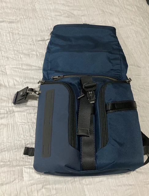 TUMI ALPHA BRAVO Logistics Flap Backpack NAVY Brand New With Tags 2