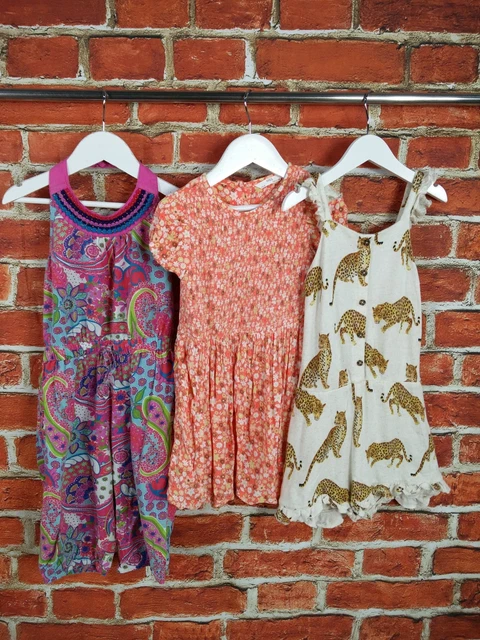 Girls Bundle Age 4-5 Years Monsoon M&S H&M Summer Dress Playsuit Pretty 110Cm