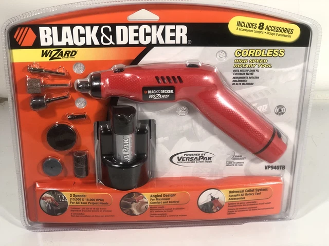 BLACK DECKER Sorcier Haute Vitesse sans Fil Outil Rotatif