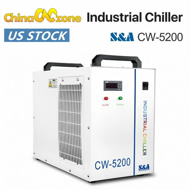 S&A CW-5200 Water Chiller Industrial Cooling System For Laser Engraver Machine