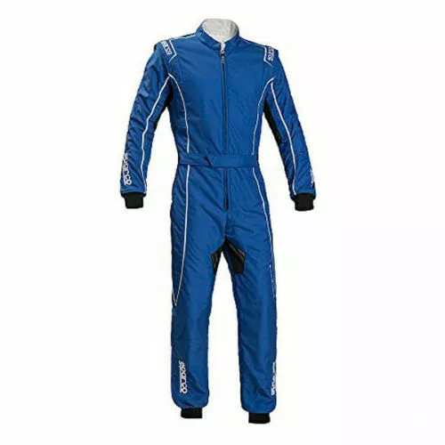 Tuta Kart Sparco K39 Groove Ks 3 In Cordura Azzurro - Bianco Mis.s Nolo Rent